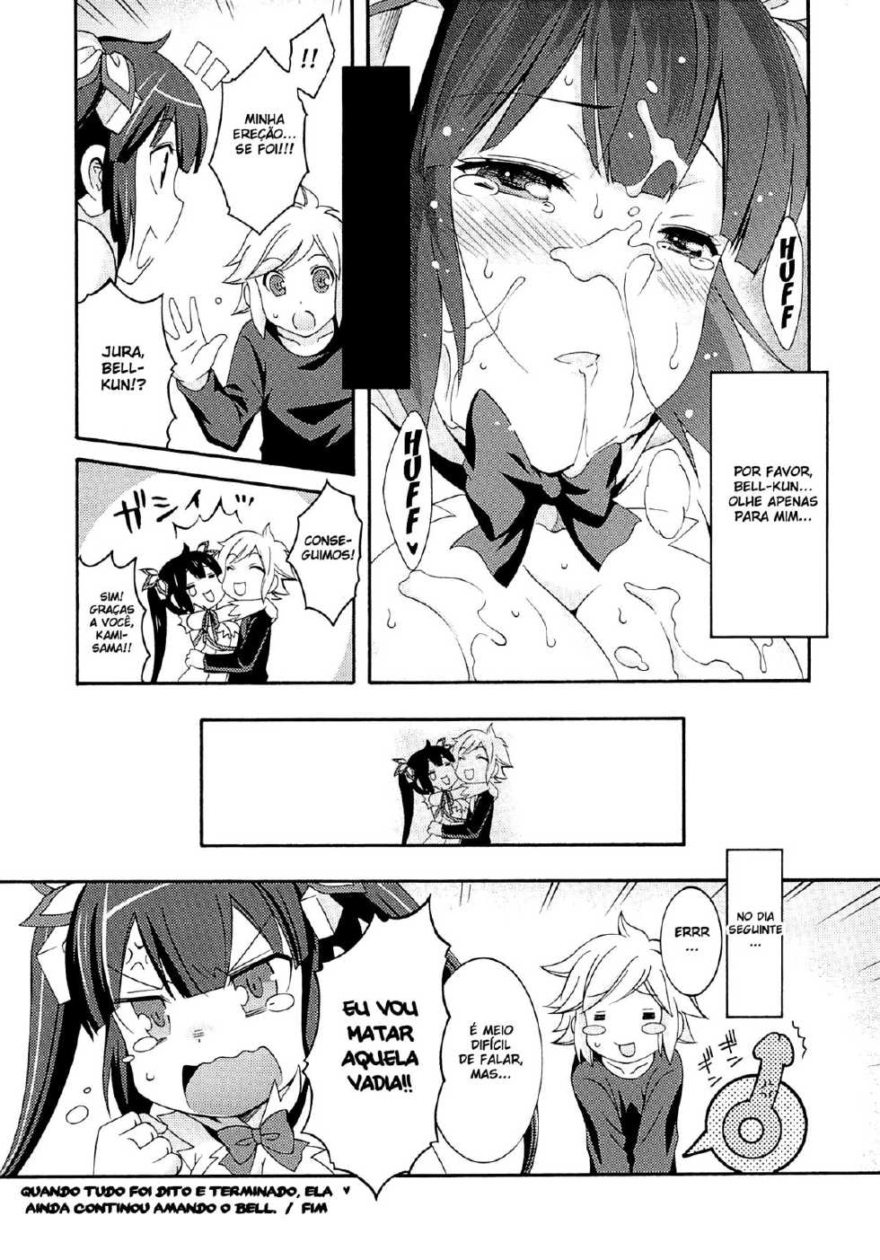 (COMIC1☆9) [MIX-ISM (Inui Sekihiko)] Loli-Kamisama Shicoritical Hit!! - Lolita Goddess Shicoritical Hit!! (Dungeon ni Deai o Motomeru no wa Machigatteiru Darou ka) [Portuguese-BR] [HentaiDarking] - Page 25