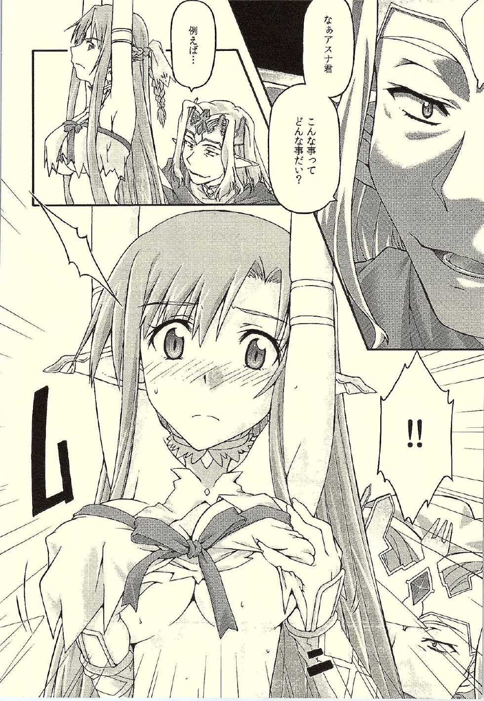 [sandglass (Uyuu Atsuno)] ochiru -asuna- (Sword Art Online) - Page 7