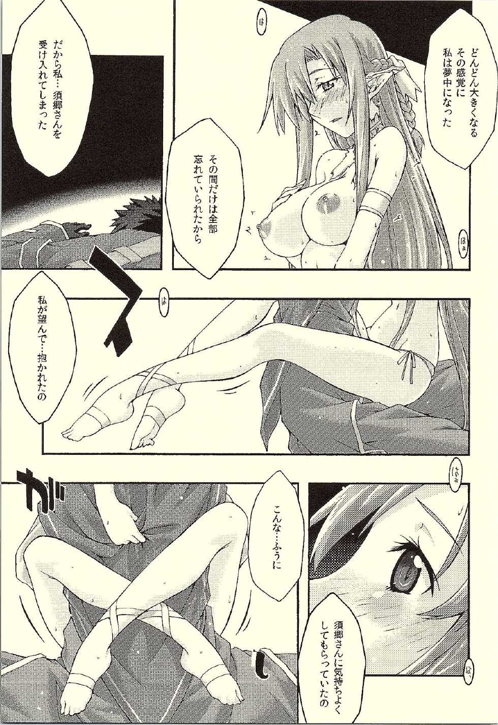 [sandglass (Uyuu Atsuno)] ochiru -asuna- (Sword Art Online) - Page 32