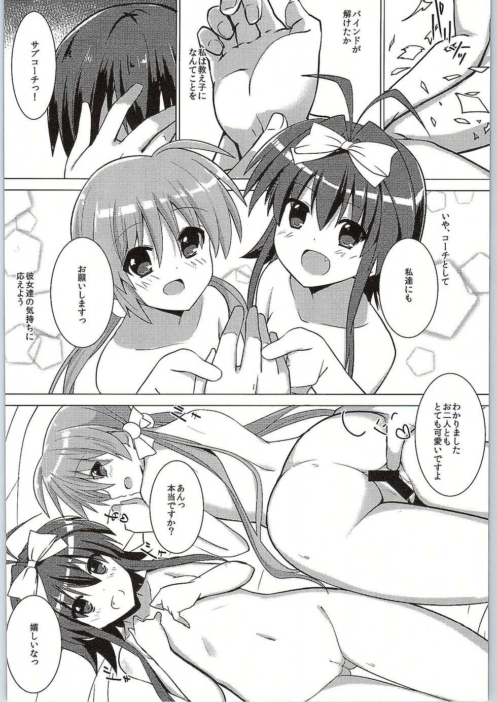 (COMIC1☆9) [Sekine (Sekine Hajime)] Mahou Shoujo no Coach ni Narimashita (Mahou Shoujo Lyrical Nanoha ViVid) - Page 8