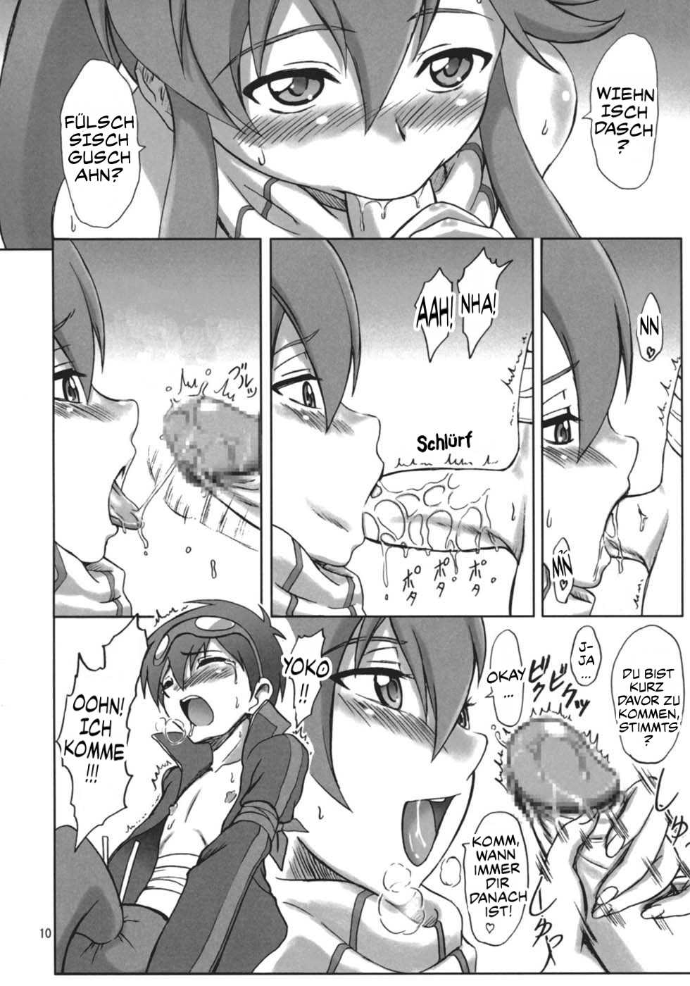 (SC36) [Brain Dead (Eiji)] Ore no Drill ni Omae ga Naita | You Cried For My Drill (Tengen Toppa Gurren Lagann) [German] [SchmidtSST] - Page 9