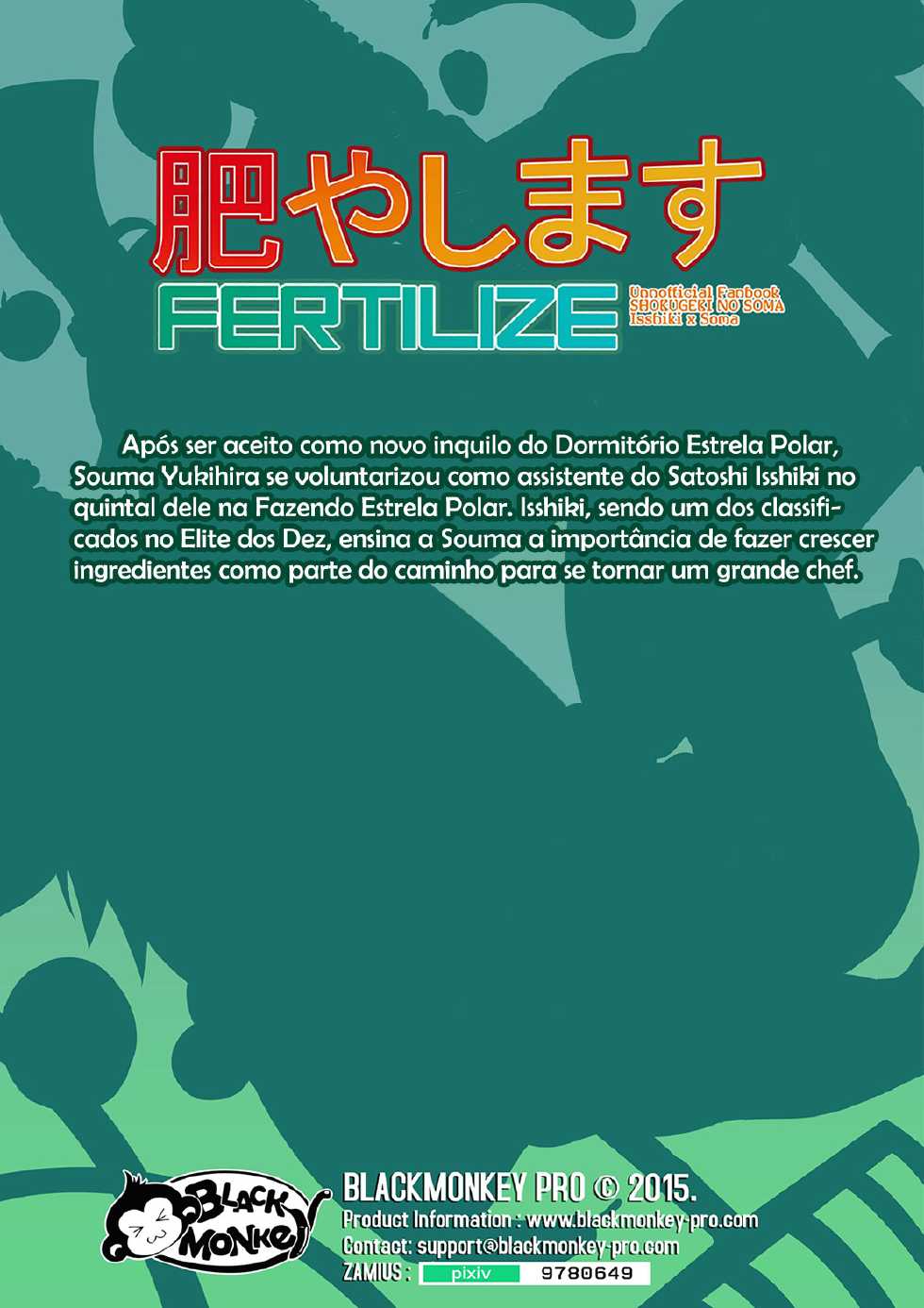 [Black Monkey Pro (Mazjojo, Zamius)] Koyashimasu - Fertilize (Shokugeki no Soma) [Portuguese-BR] [Decensored] - Page 18