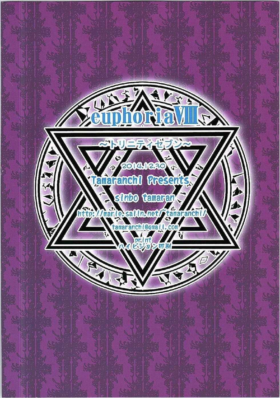(C87) [Tamaranchi (Sinbo Tamaran)] euphoria VIII ~Trinity Seven~ (Trinity Seven) - Page 16