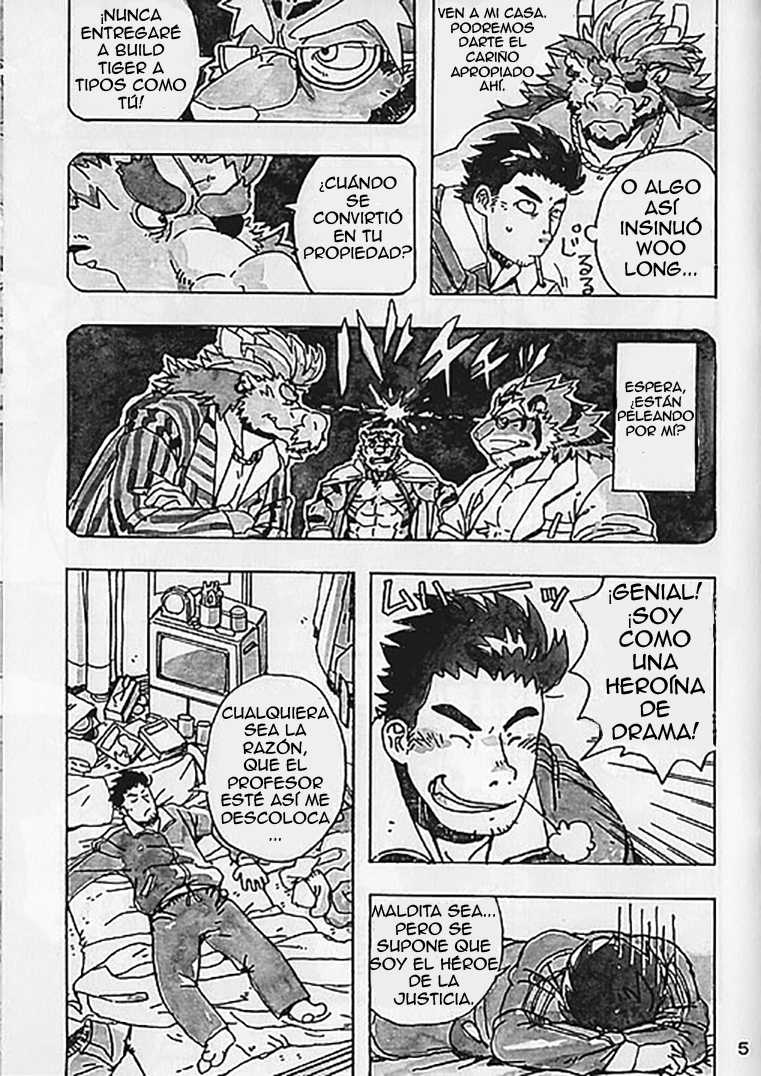 (C76) [Dragon Heart (gamma)] Choujuu Gasshin Build Tiger 5 | Super Beast Fusion Build Tiger 5 [Spanish] [Tori-traducciones] - Page 8