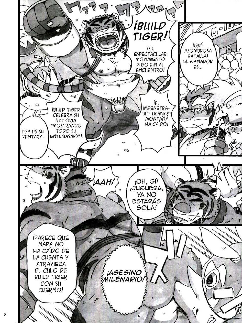 (C79) [Dragon Heart (gamma)] Choujuu Gasshin Build Tiger 7 | Super Beast Fusion Build Tiger 7 [Spanish] [Tori-traducciones] - Page 11