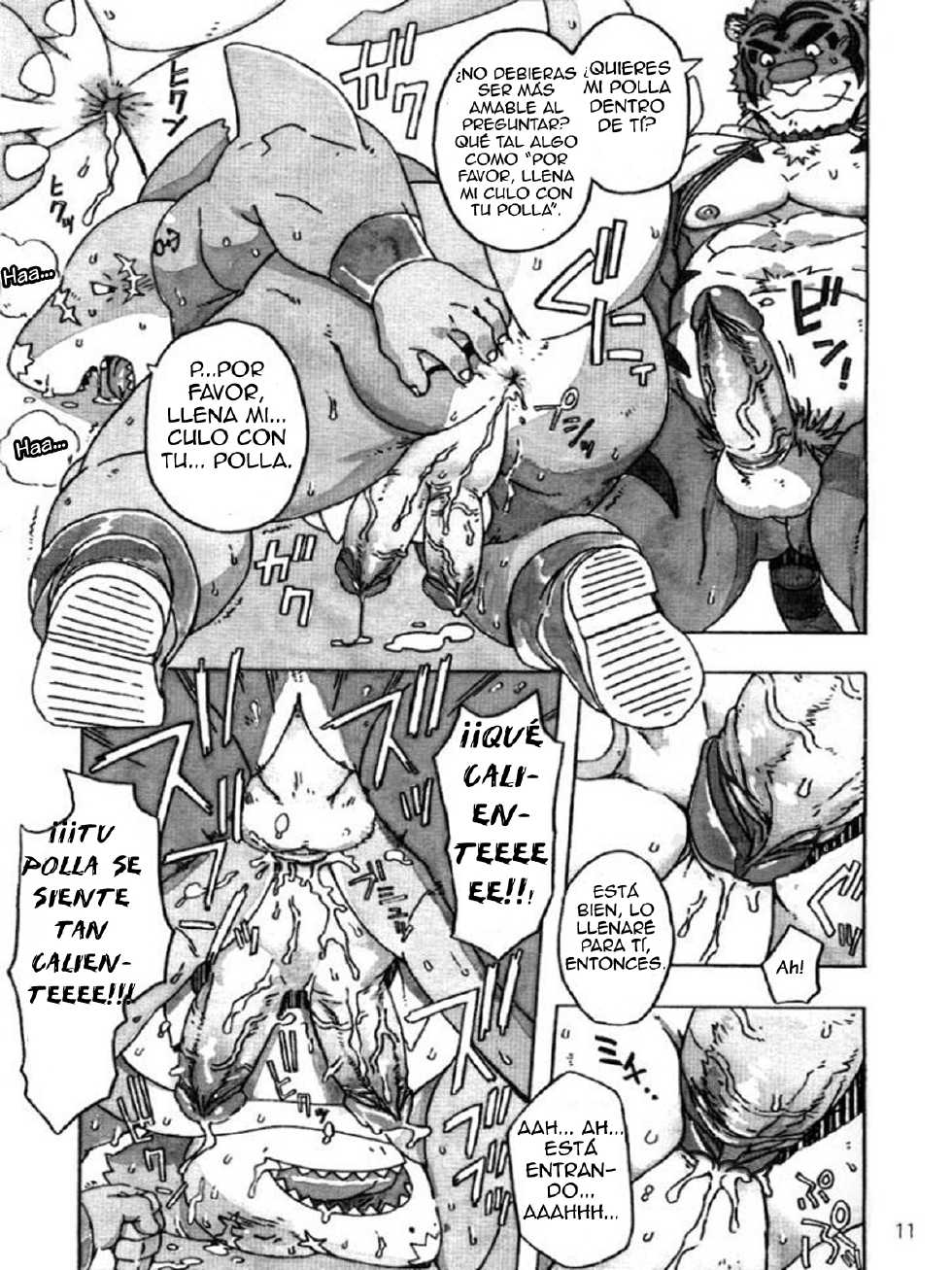(C81) [Dragon Heart (gamma)] Choujuu Gasshin Build Tiger 9 | Super Beast Fusion Build Tiger 9 [Spanish] [Tori-traducciones] - Page 14