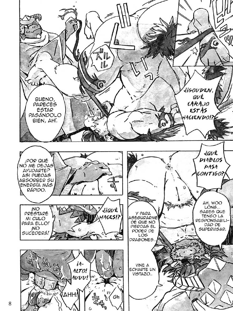 (C82) [Dragon Heart (gamma)] Choujuu Gasshin Build Tiger 10 | Super Beast Fusion Build Tiger 10 [Spanish] [Tori-traducciones] - Page 11