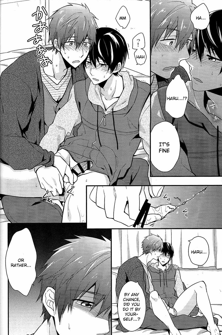(Renai Survival) [Shuukyuu Itsukasei (Touya Tsuduru)] good for nothing (Free!) [English] [ichigo-day] - Page 18