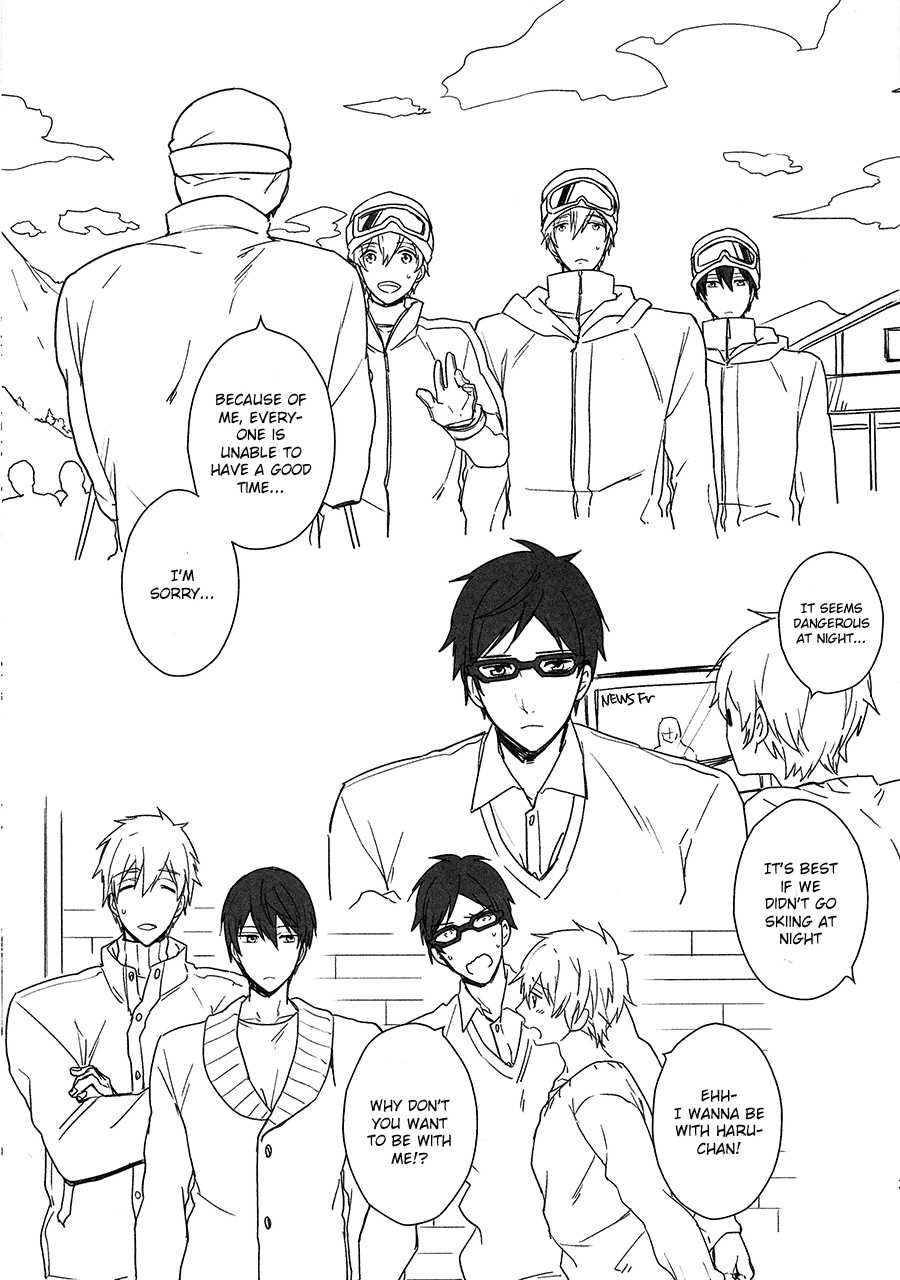 (Renai Survival) [Shuukyuu Itsukasei (Touya Tsuduru)] good for nothing (Free!) [English] [ichigo-day] - Page 34