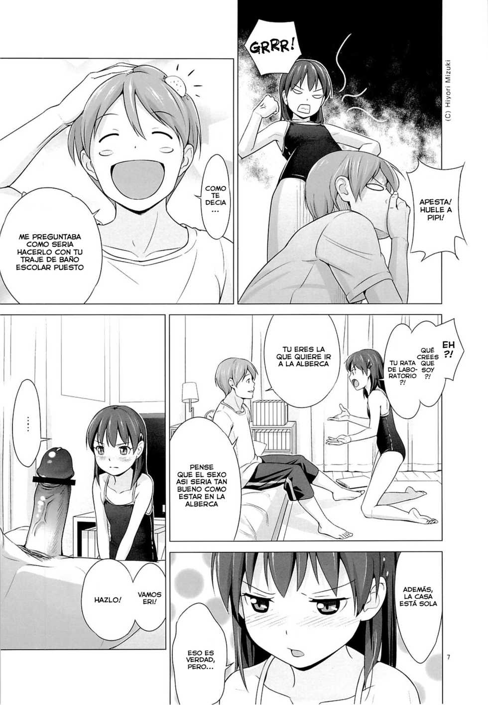 (SC57) [Hiyorimi no Sora (Hiyori Mizuki)] Suku-Mizu Syndrome [Spanish] [Lolivault] - Page 8