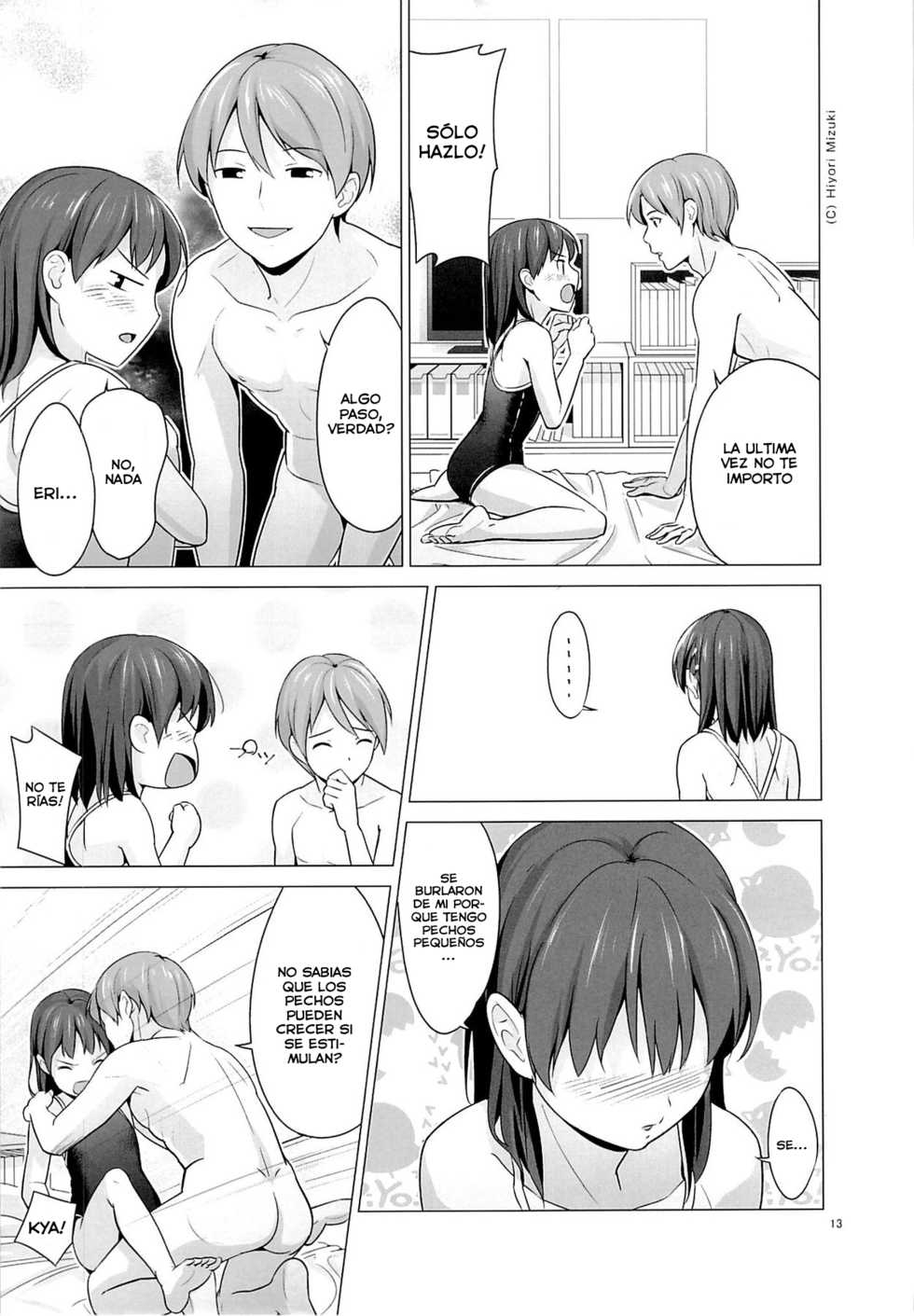 (SC57) [Hiyorimi no Sora (Hiyori Mizuki)] Suku-Mizu Syndrome [Spanish] [Lolivault] - Page 14