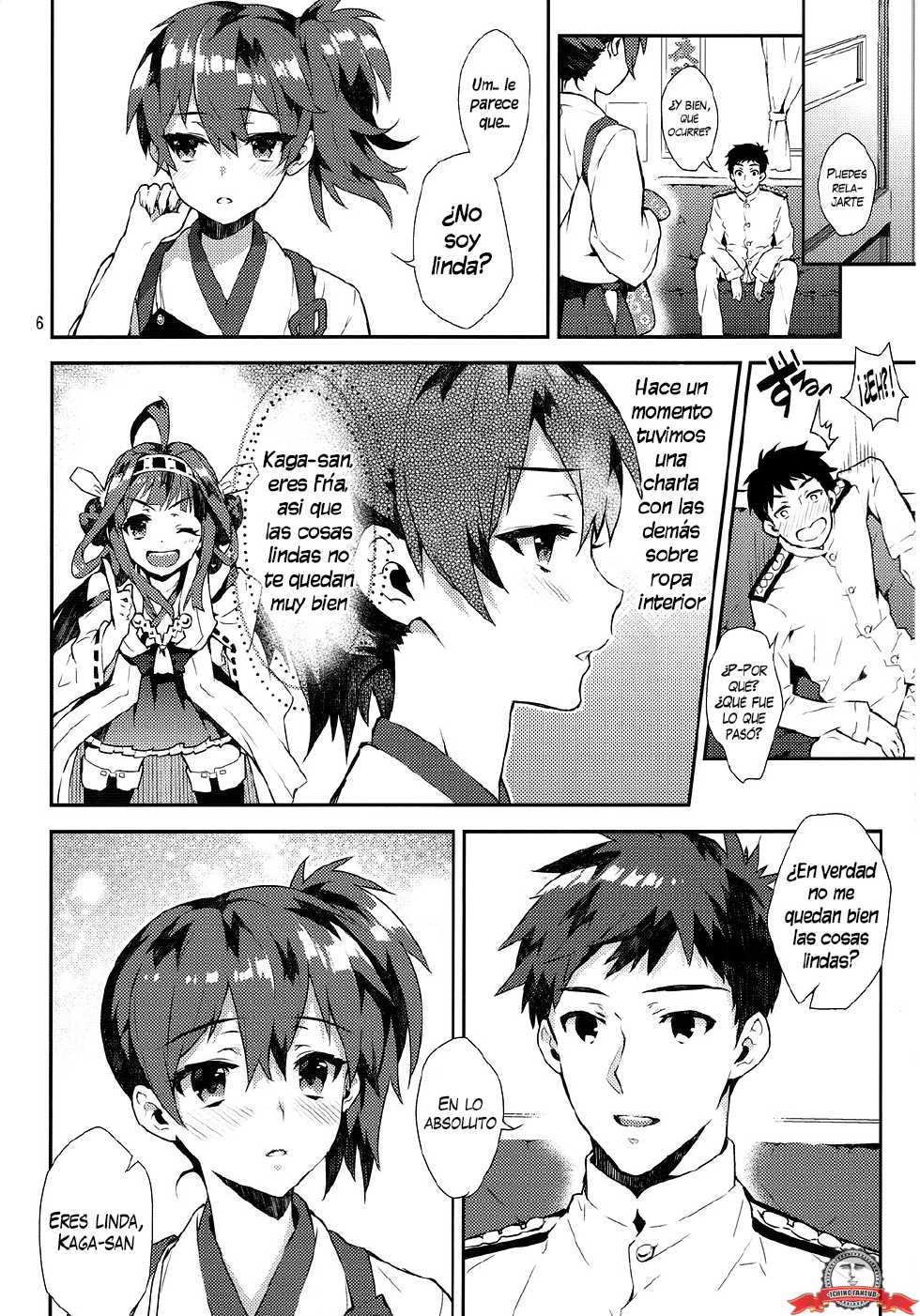 (C85) [Ichigo Pants (Kaguyuzu)] Mousou Kuubo Girl | Sueño de una Chica Portaaviones (Kantai Collection -KanColle-) [Spanish] [InF] - Page 7