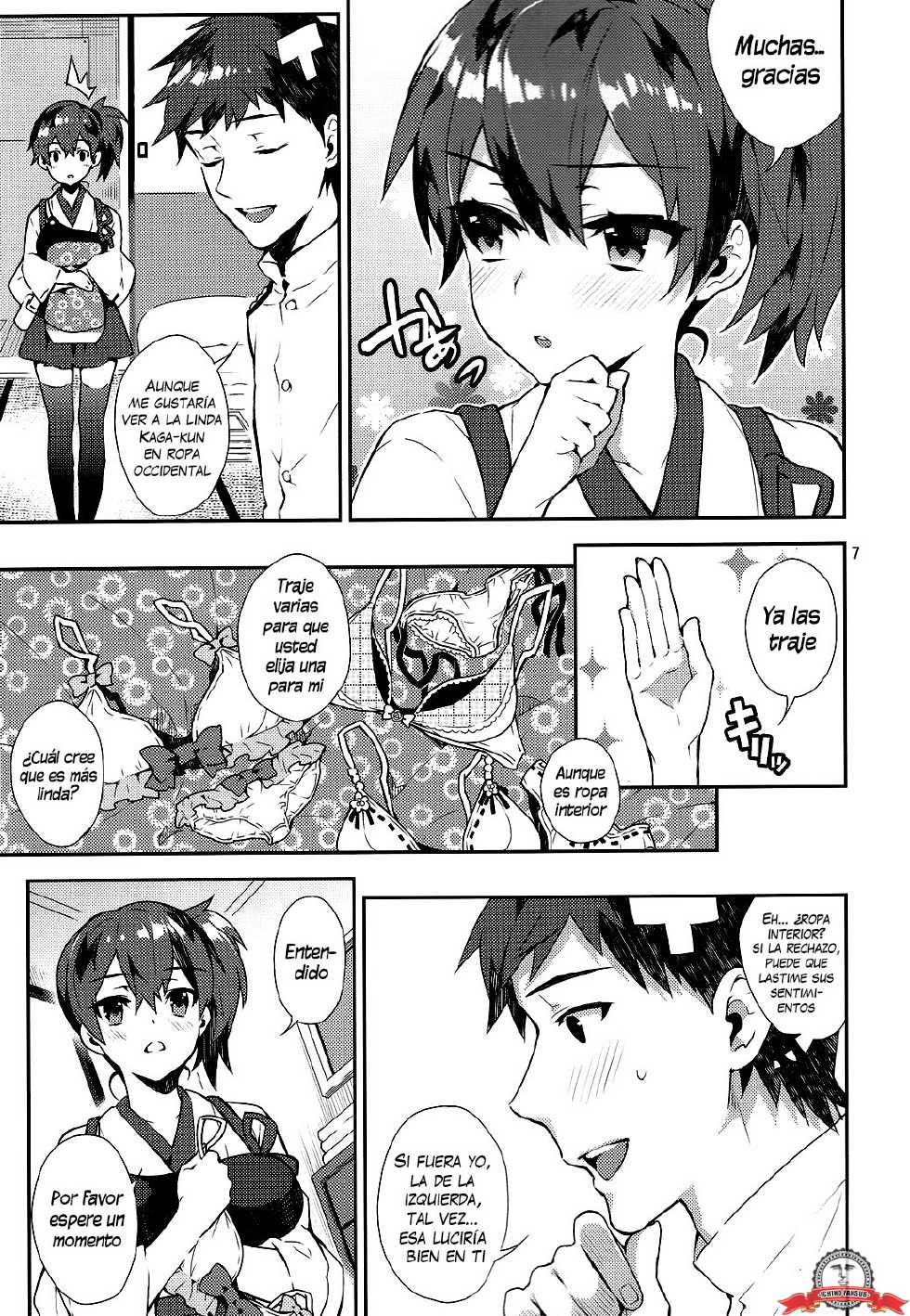(C85) [Ichigo Pants (Kaguyuzu)] Mousou Kuubo Girl | Sueño de una Chica Portaaviones (Kantai Collection -KanColle-) [Spanish] [InF] - Page 8