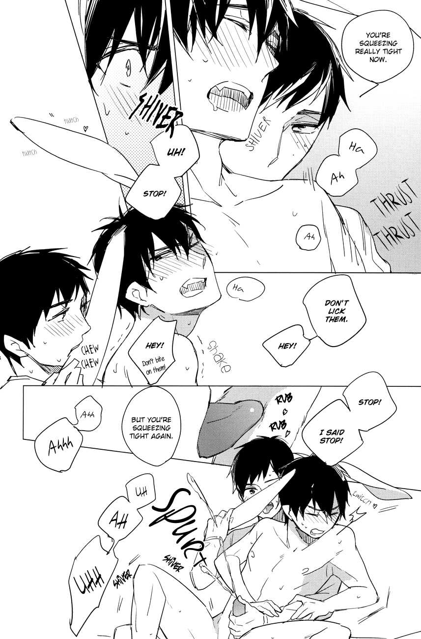 (SPARK7) [licca (Kashima)] Usagi ni Natta Oniisama | My Brother Became a Rabbit (Ao no Exorcist) [English] [Baka Dumb Aho Scans] [Decensored] - Page 26