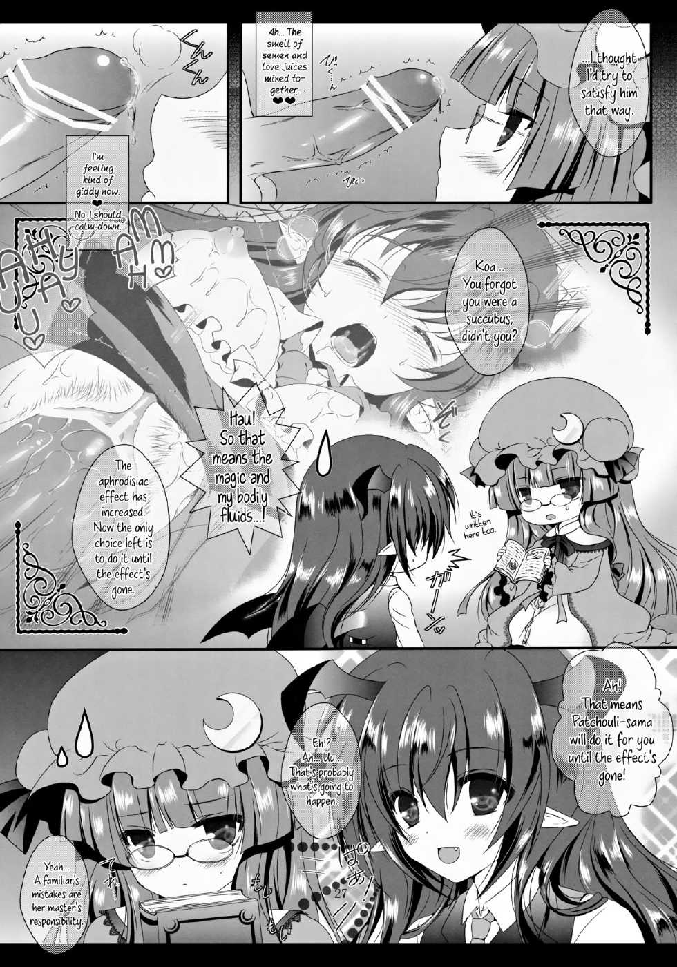 (C84) [Setoran (Itou Seto, Tanno Ran)] MAGIC MAGIC (Touhou Project) [English] {Afro} - Page 27