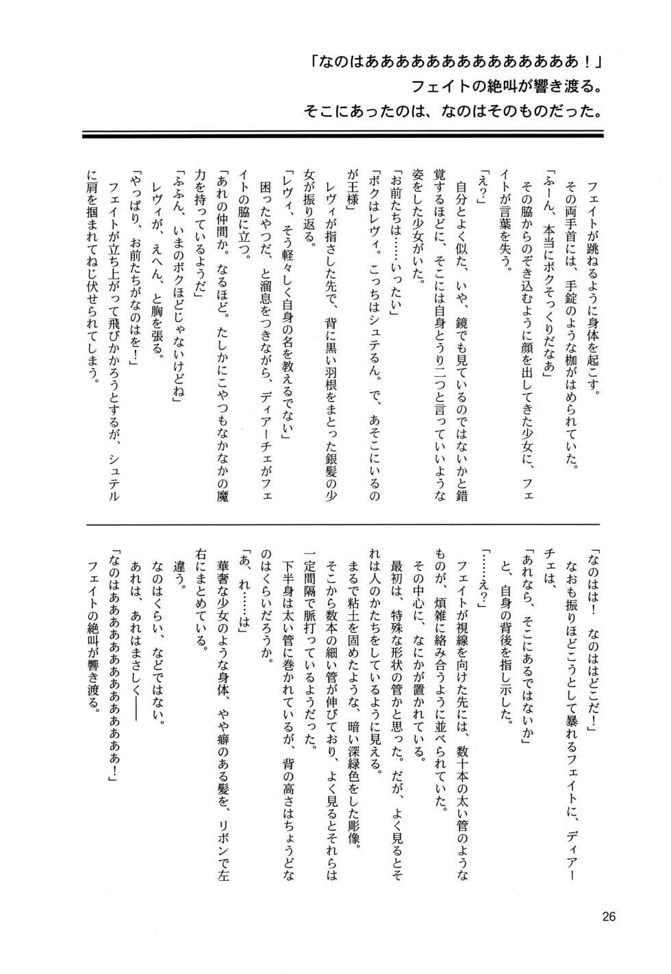 (Lyrical Magical 18) [CappuccinoLaboratory. (Hatsukichi, Yaeba)] Tokoyami ni Hana, Mai Ochiru (Mahou Shoujo Lyrical Nanoha) - Page 27