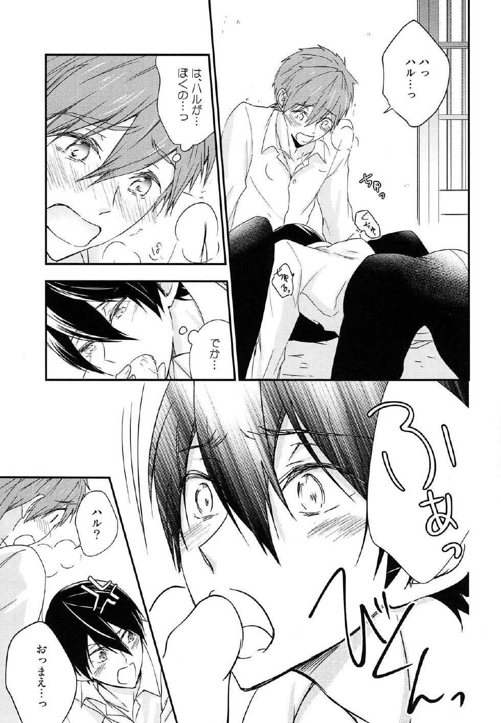 (C87) [B-LUSH (Kaukau)] TRIANGLE FUNCTION ver. DT (High☆Speed! -Free! Starting Days-) - Page 14
