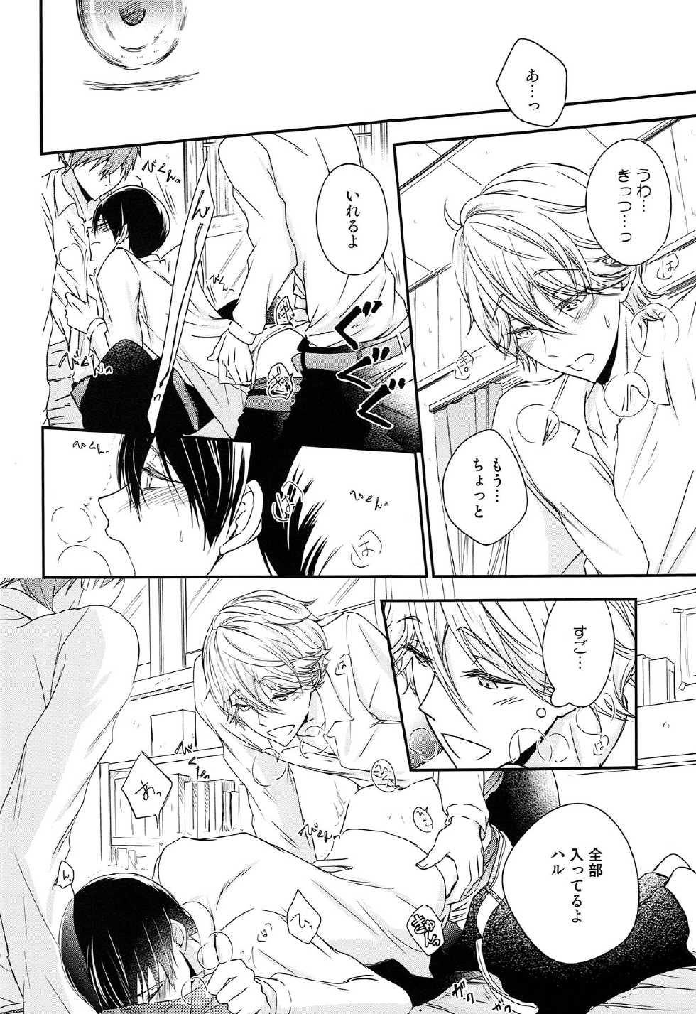 (C87) [B-LUSH (Kaukau)] TRIANGLE FUNCTION ver. DT (High☆Speed! -Free! Starting Days-) - Page 19