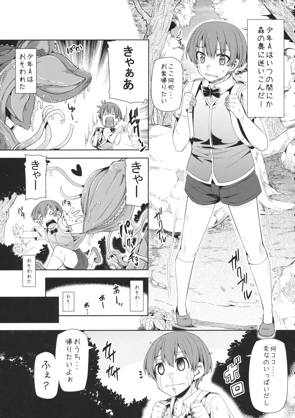 (Reitaisai 12)  [Arysuivery (Ayakase Chiyoko, Ayakase Riberi)] Shounen A wa Osowareta!! (Touhou Project) - Page 4