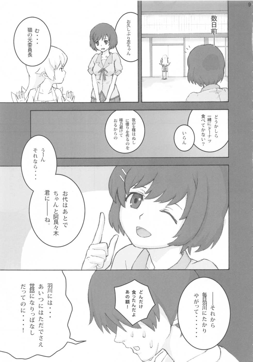 (C84) [N.N.F.S (Various)] Oshino Shinobu 100P (Bakemonogatari) - Page 9