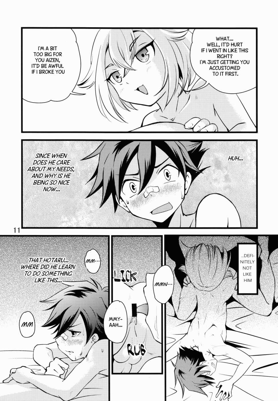 (Shota Scratch 26) [Side:M (Miyamoto Ikusa)] Aikata no Are ga Ooki Sugiru Ken | My Partner is too Big for Me (Touken Ranbu) [English] [Shotachan] - Page 9