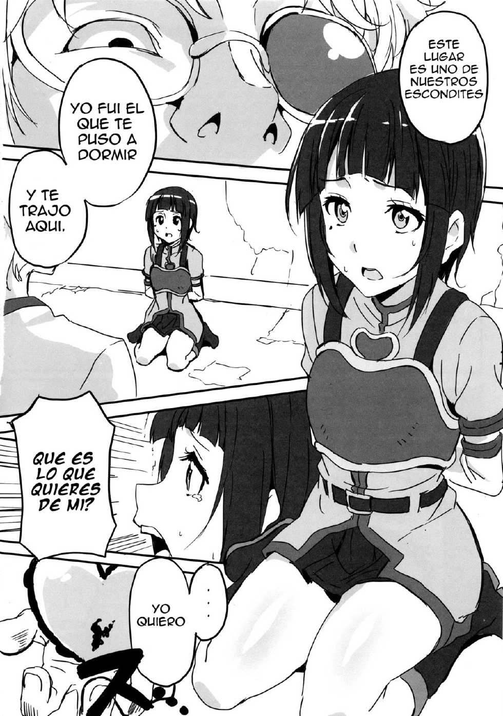(C82) [Moni Teishoku (Monio)] Kuppuku no Sachi (Sword Art Online) [Spanish] [HEYL] - Page 4