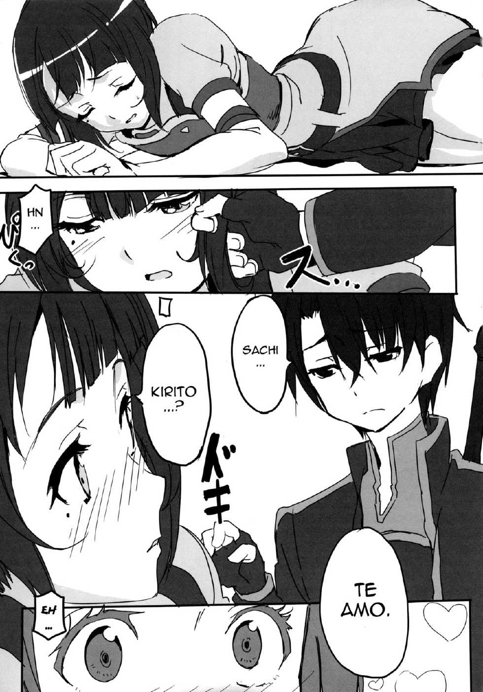 (C82) [Moni Teishoku (Monio)] Kuppuku no Sachi (Sword Art Online) [Spanish] [HEYL] - Page 7