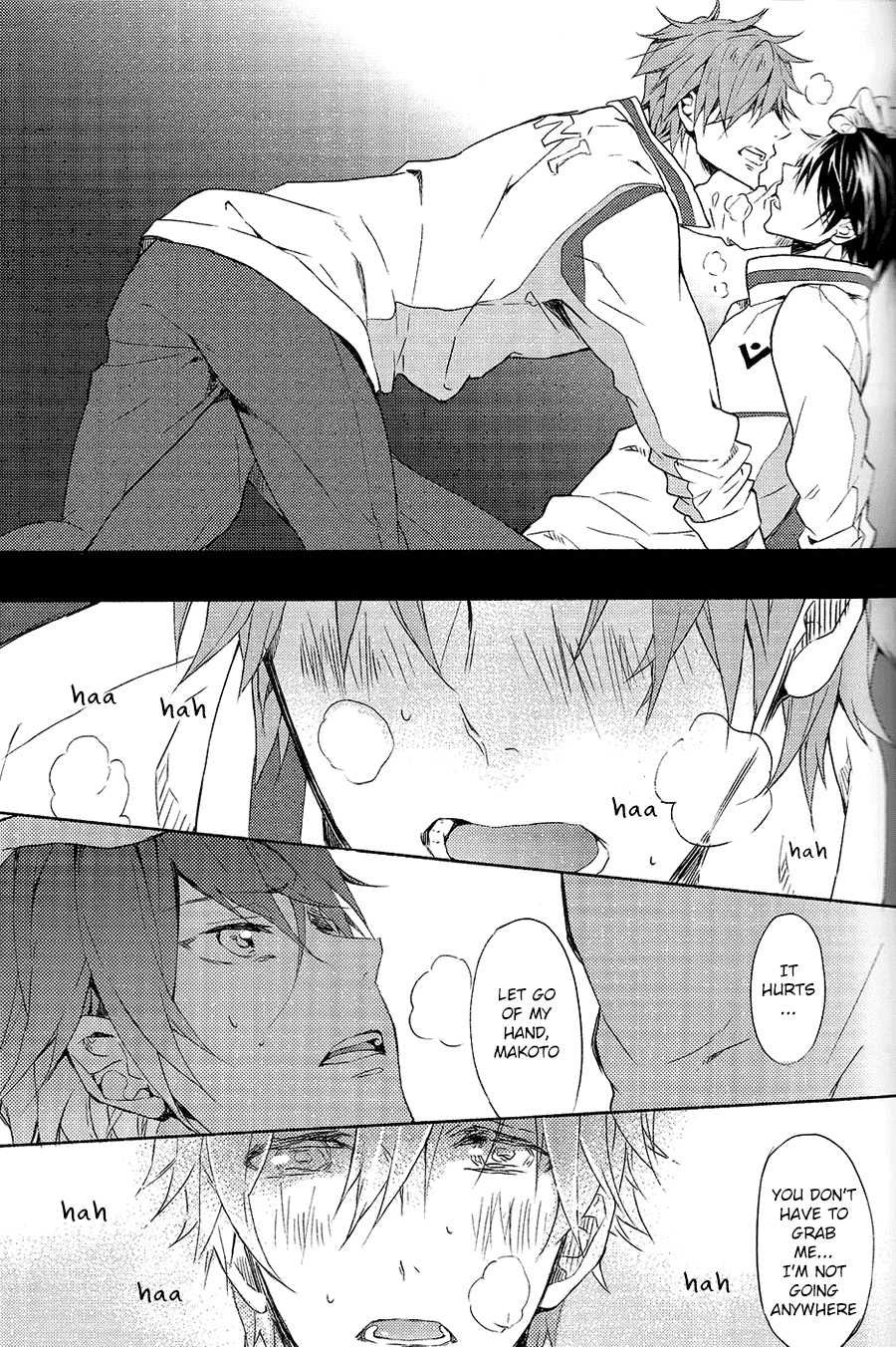 (Renai Free Style! Osaka Taikai) [mememery (hash)] gravity (Free!) [English] [ichigo-day] - Page 14