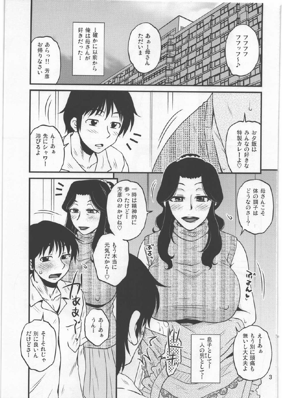 (C84) [Mashimin Koubou (Mashi Miyuki)] Yasashii Mousou - Page 2