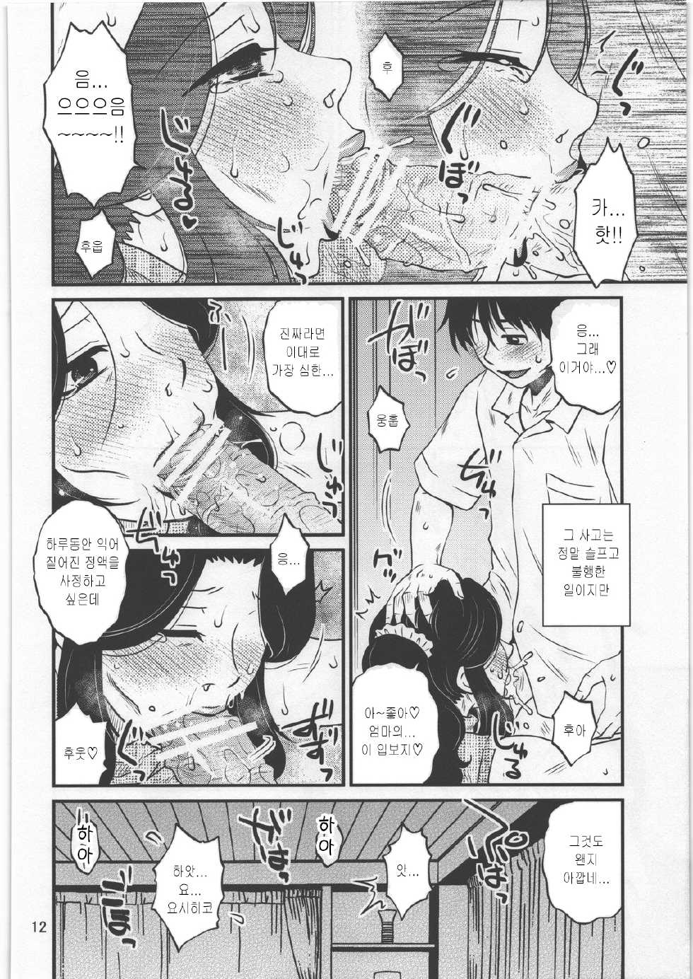 (C84) [Mashimin Koubou (Mashi Miyuki)] Yasashii Mousou [Korean] - Page 11