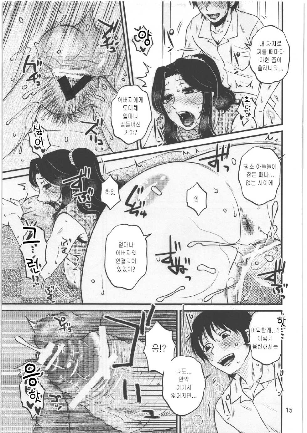 (C84) [Mashimin Koubou (Mashi Miyuki)] Yasashii Mousou [Korean] - Page 14