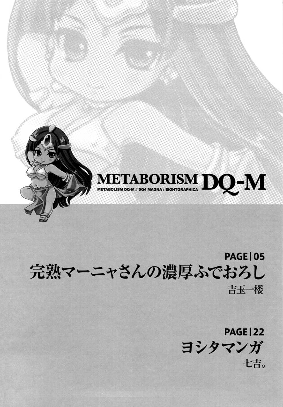 (C80) [8graphica (Yoshitama Ichirou, Nanakichi)] Metabolism DQ-M Kanjuku Manya-san no Noukou Fudeoroshi (Dragon Quest IV) [Spanish] [Sherminator] - Page 3