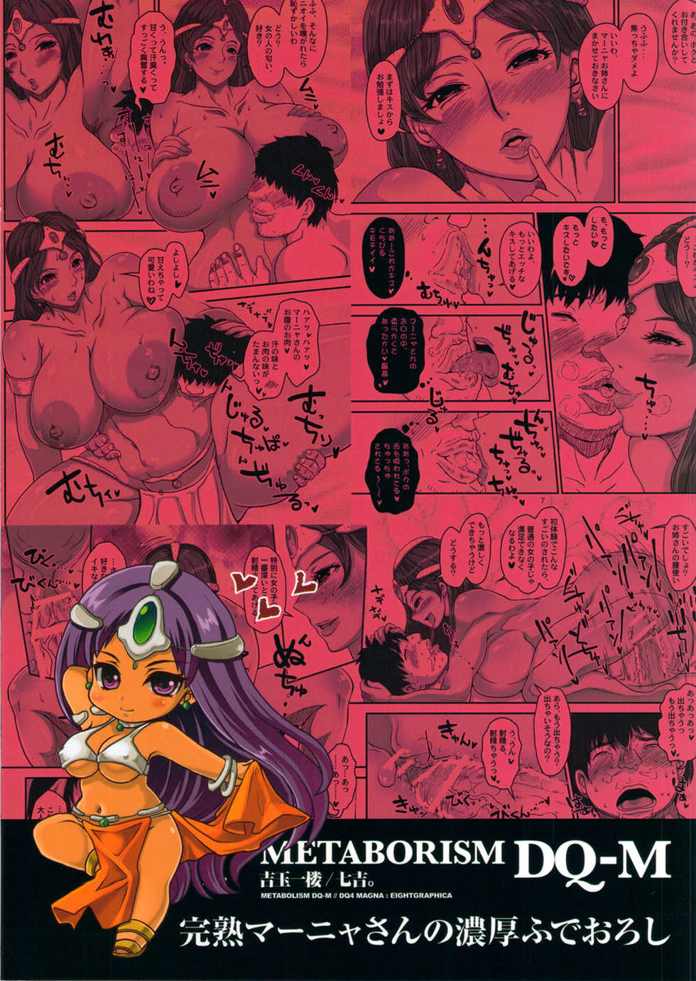 (C80) [8graphica (Yoshitama Ichirou, Nanakichi)] Metabolism DQ-M Kanjuku Manya-san no Noukou Fudeoroshi (Dragon Quest IV) [Spanish] [Sherminator] - Page 26