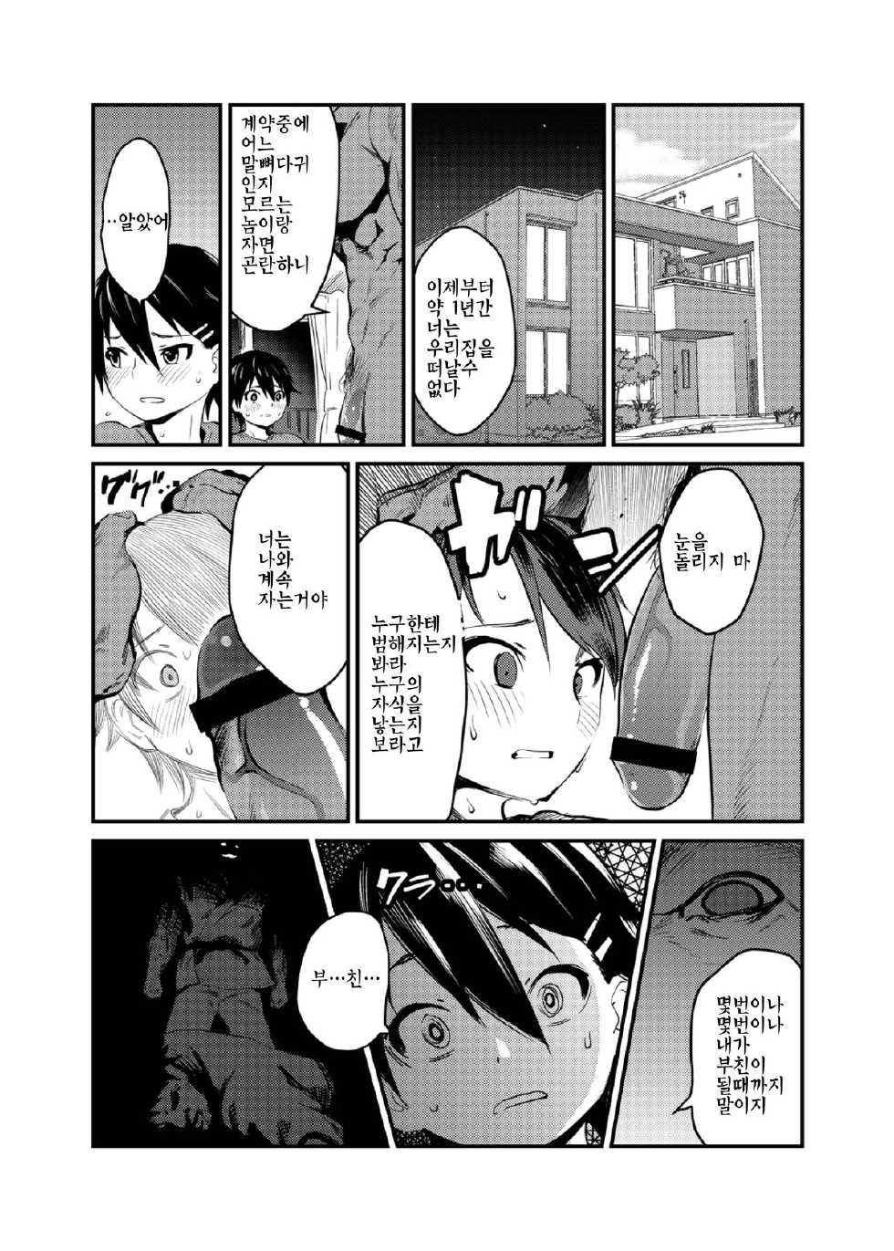 [Wanpaku Shoujo (2=8)] Boku ga Chichi no Kataki to Sex Suru Riyuu [Korean] [Himekano] [Digital] - Page 11