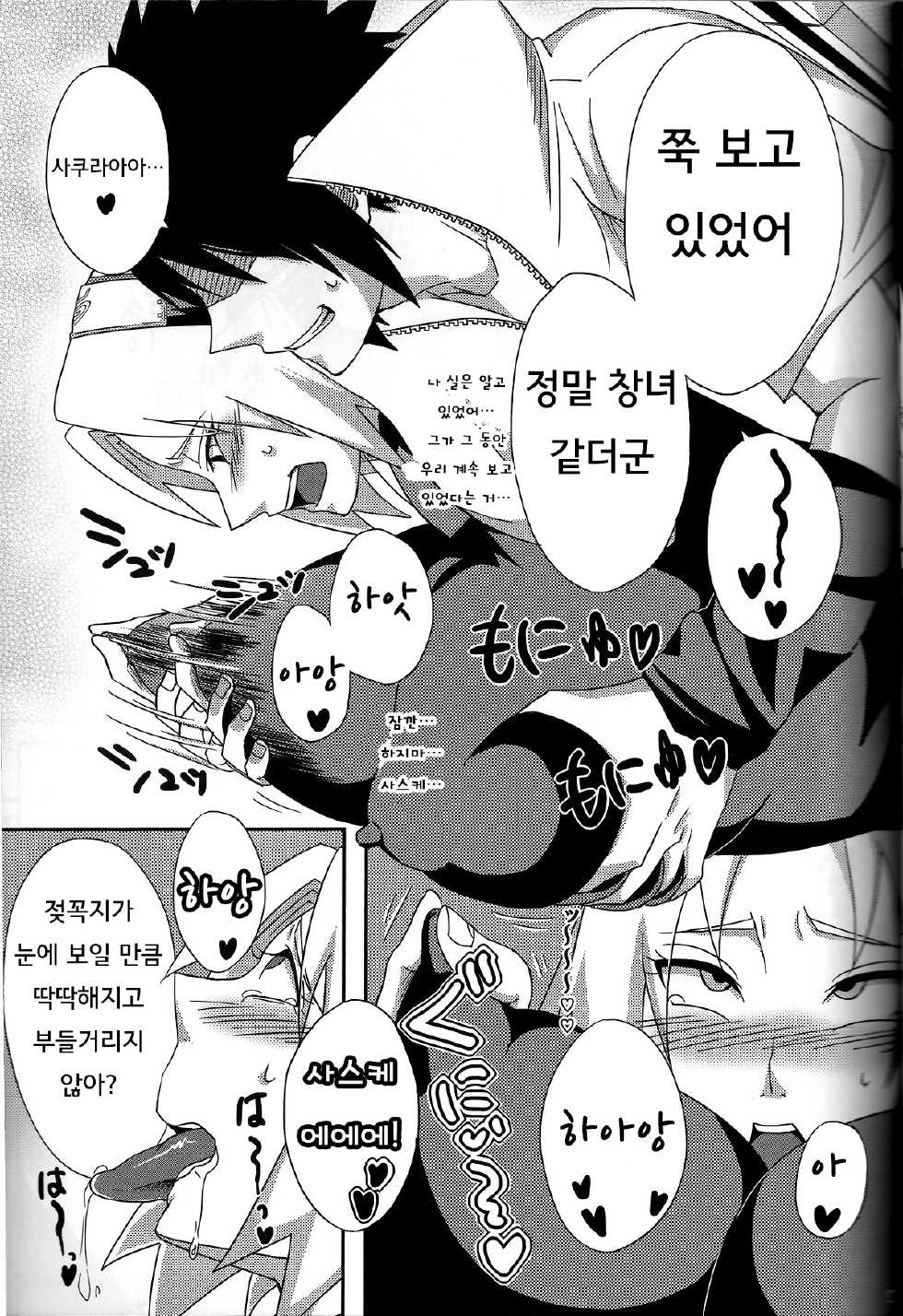 (CCOsaka94) [Pucchu (Echigawa Ryuuka, Murata., Sahara Wataru)] Sakuranbo (Naruto) [Korean] - Page 14