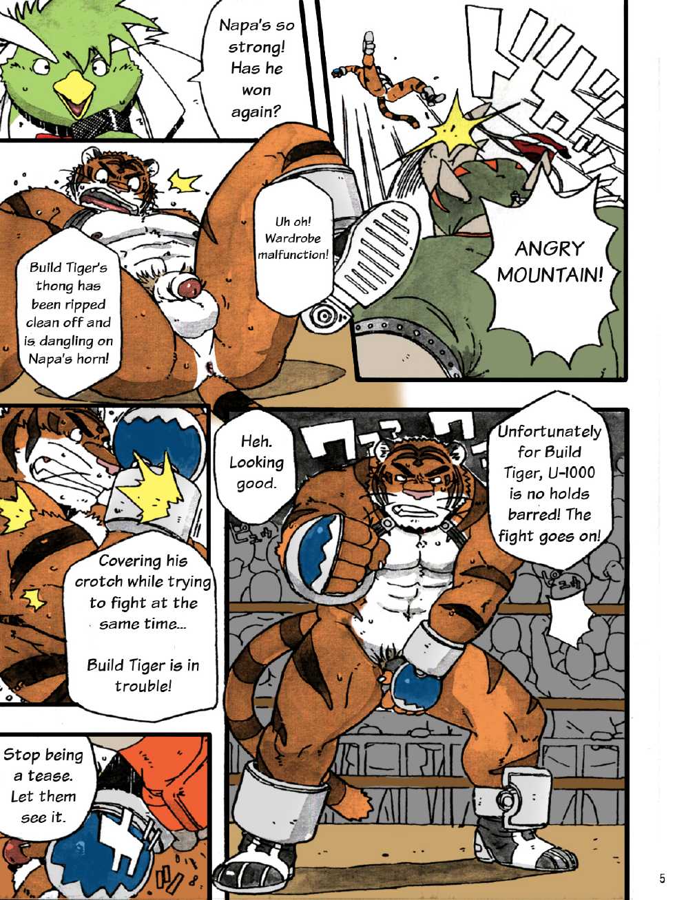 (C79) [Dragon Heart (gamma)] Choujuu Gasshin Build Tiger 7 | Super Beast Fusion Build Tiger 7 [English] [Colorized] - Page 7