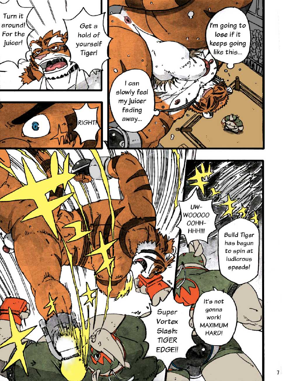 (C79) [Dragon Heart (gamma)] Choujuu Gasshin Build Tiger 7 | Super Beast Fusion Build Tiger 7 [English] [Colorized] - Page 9