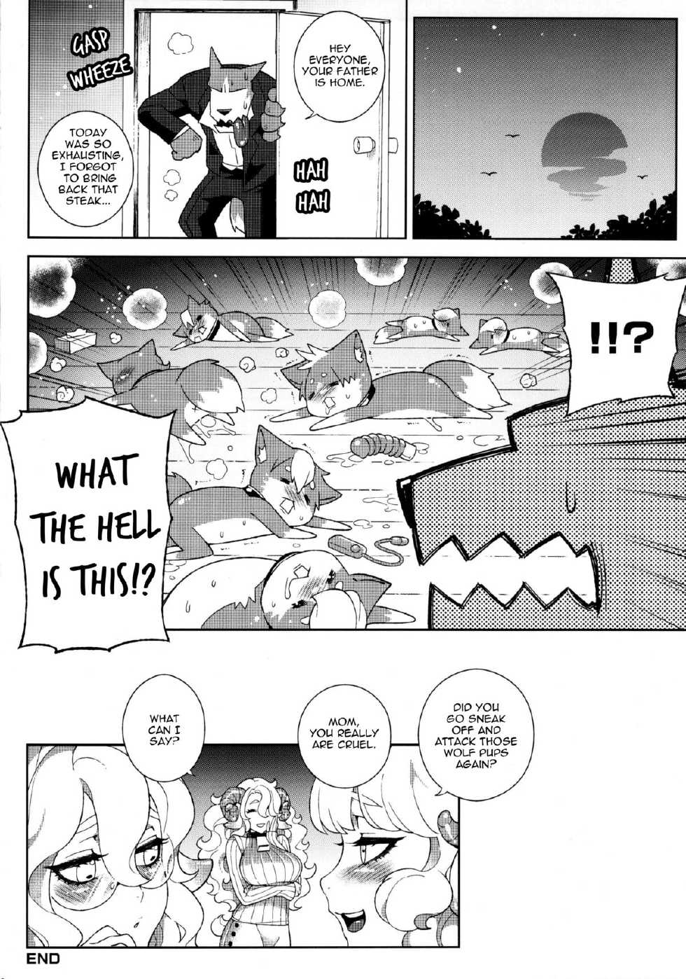 (C84) [Service Heaven, Turtle.Fish.Paint (Karei, Abi Kamesennin)] Dounen Hakai ~Ookami to Nanahiki no Kohitsuji~ | Childhood Destruction #5 ~The Wolf and the Seven Young Goats~ (The Wolf and the Seven Young Kids) [English] [Belldandy100] [Decensored] - Page 28