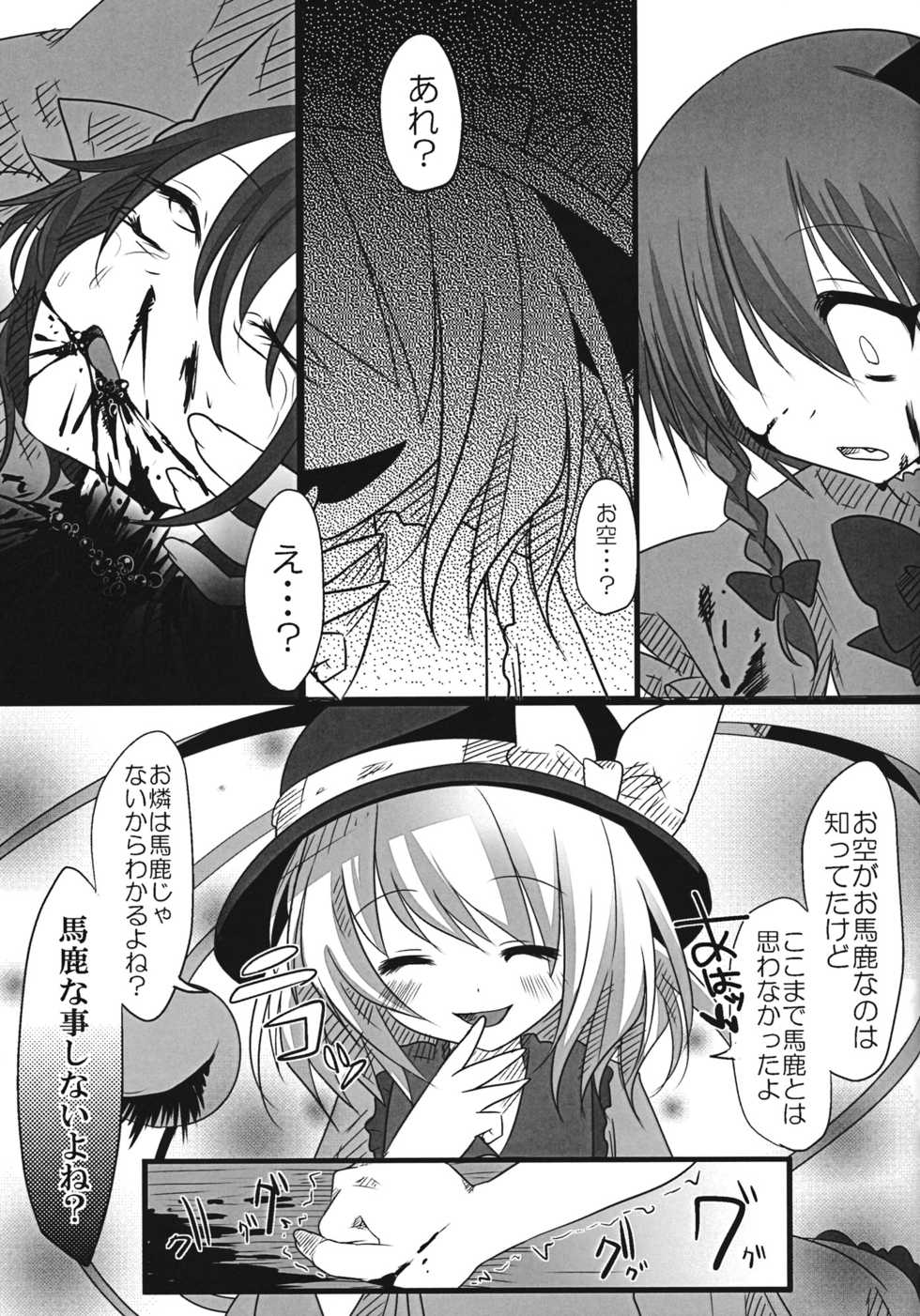 (Kouroumu 7) [Chemical Janky (Shiori)] The greatest hate springs from the greatest love (Touhou Project) - Page 12