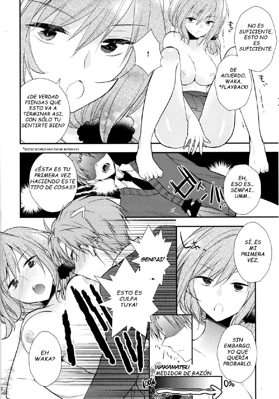 (SC65) [MeroMero Melon (Ou, Peke)] Gekkan Majo Yuzuki-sama (Gekkan Shoujo Nozaki-kun) [Spanish] (AnmAdcts) - Page 12