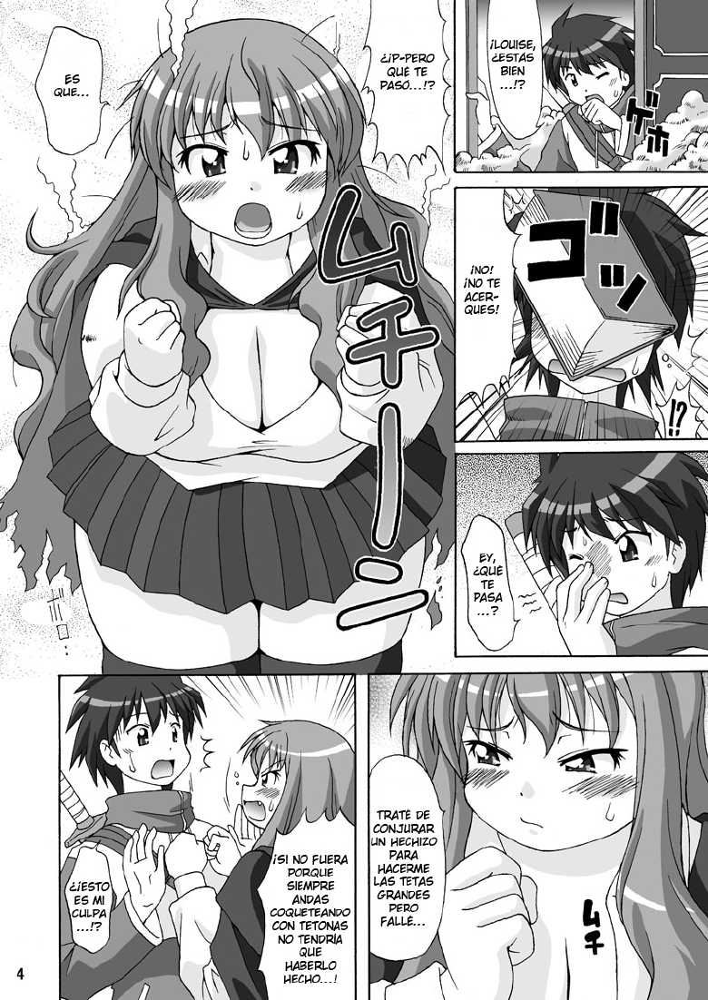 (C73) [Aa, Warera Katou Hayabusa Sentoutai (Katou)] Tsundere!? (Zero no Tsukaima) [Spanish] [Biblioteca Hentai] - Page 3