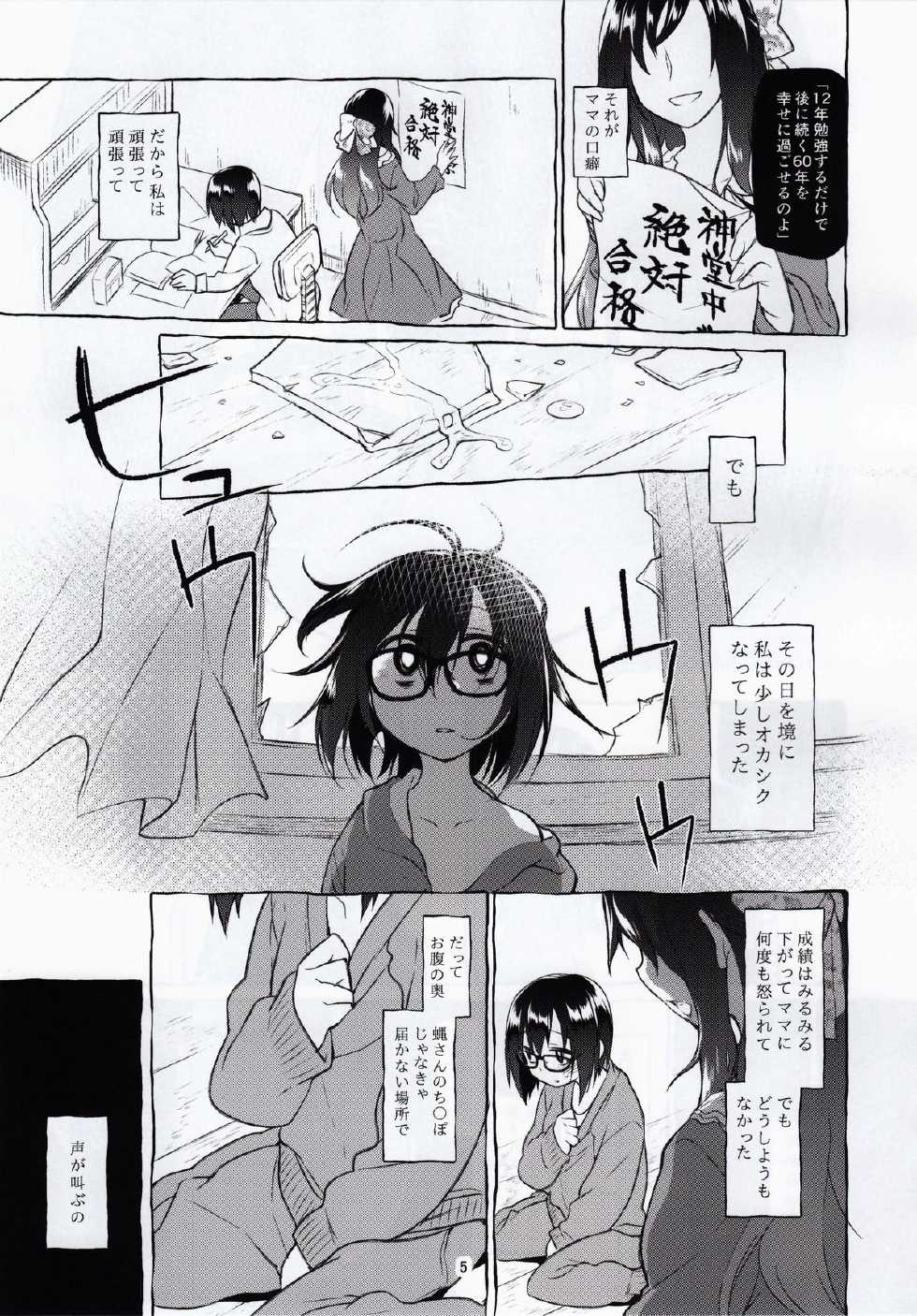 (C88) [Kashi No Ki (Midori No Rupe)] Uchuujin no Natsu - Page 4
