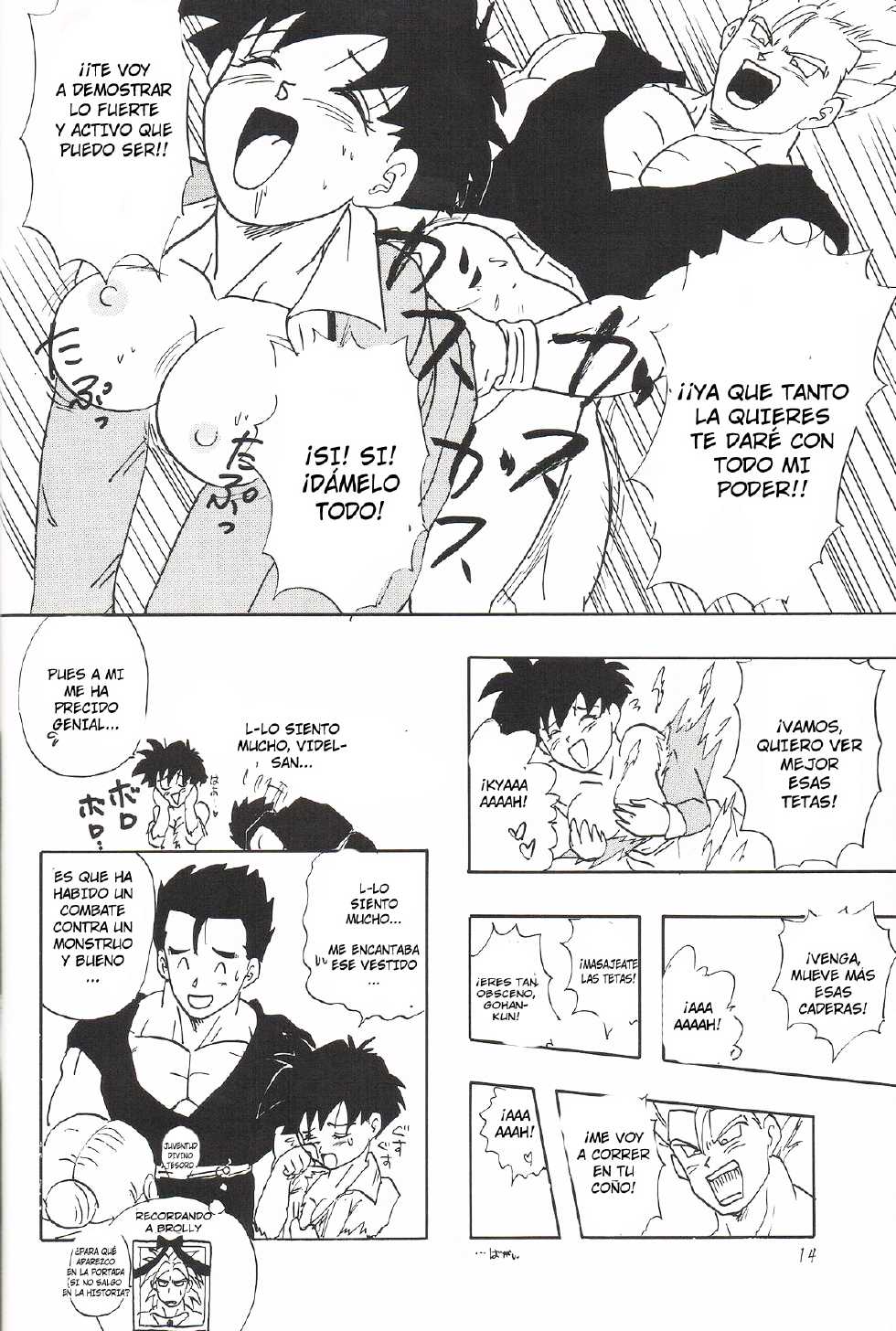 (C46) [Chirigami Goya, Fusuma Goten (Shouji Haruko)] Y (Dragon Ball Z) [Spanish] [LKNOFansub] - Page 13