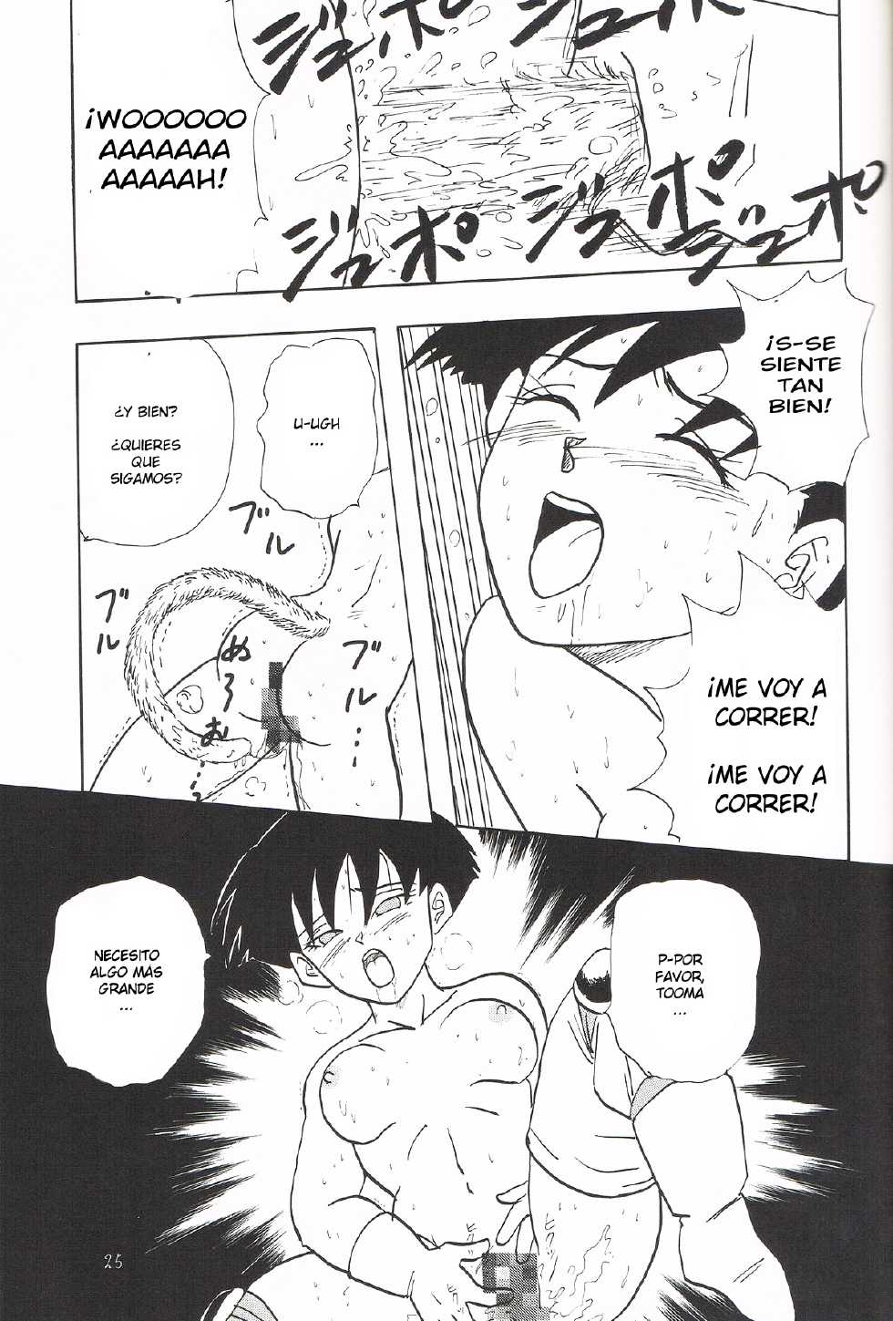 (C46) [Chirigami Goya, Fusuma Goten (Shouji Haruko)] Y (Dragon Ball Z) [Spanish] [LKNOFansub] - Page 24