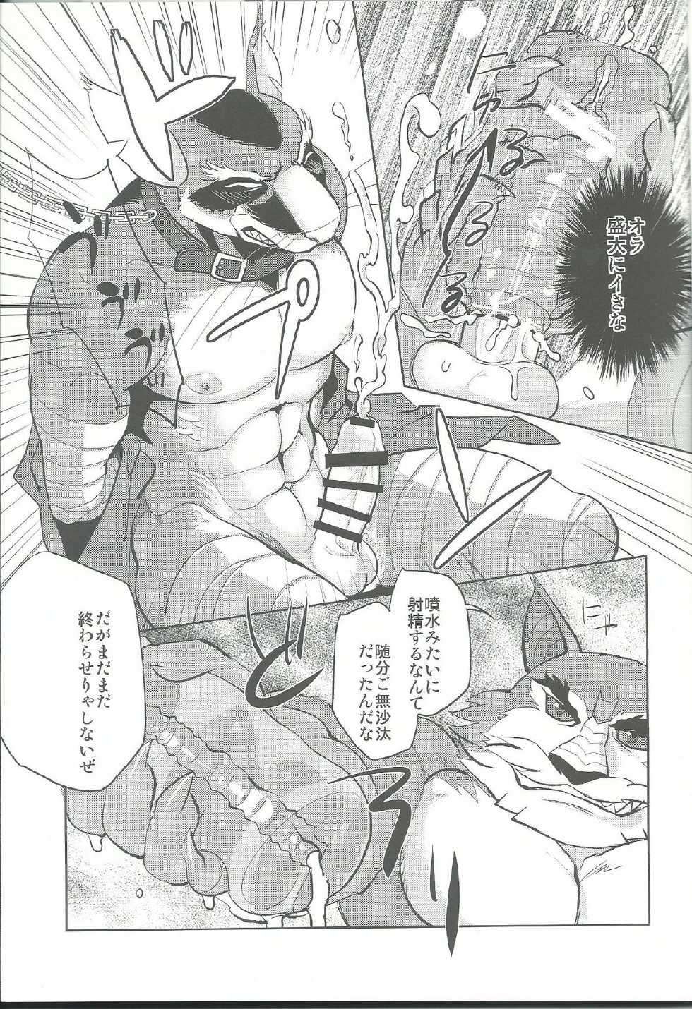 (Fur-st 8) [INK (Kreuz, Kandagawa Gufu)] Splinter-sensei Kiki-ippatsu (Teenage Mutant Ninja Turtles) - Page 10