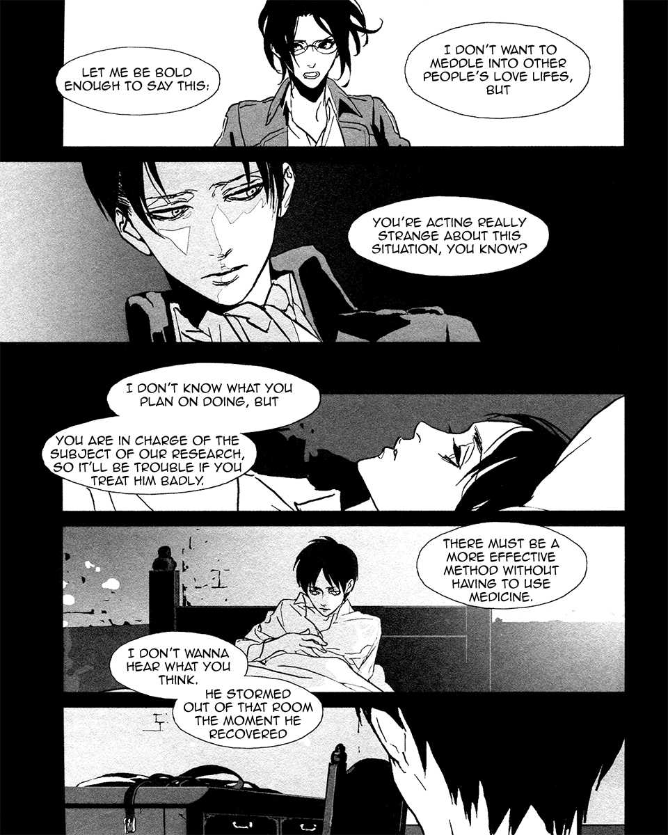 (C87) [Idea (Seina Rin)] EGOIST02 (Shingeki no Kyojin) [English] [Cocobees + KEY AND CRAVAT] - Page 19