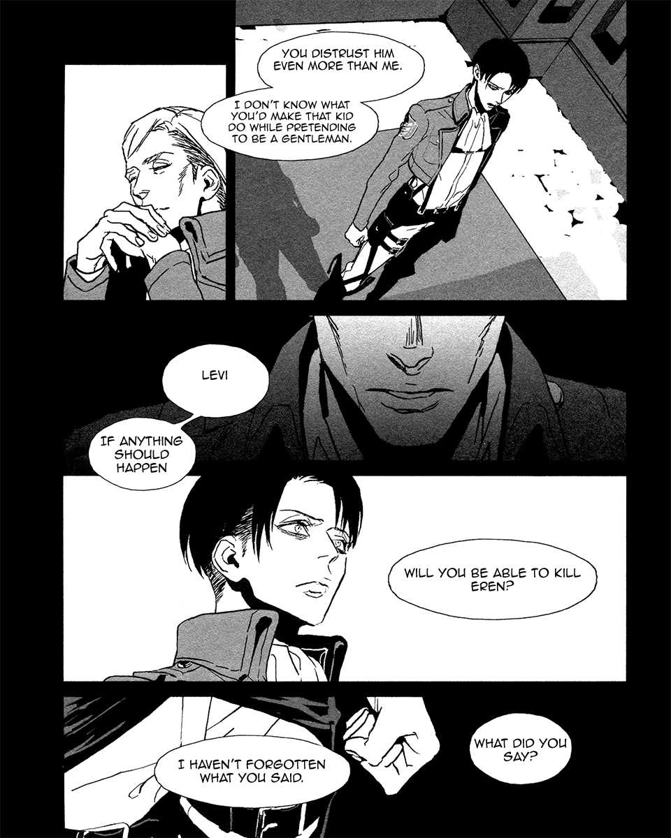 (C87) [Idea (Seina Rin)] EGOIST02 (Shingeki no Kyojin) [English] [Cocobees + KEY AND CRAVAT] - Page 29