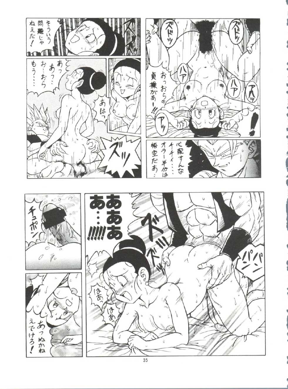 [Rehabilitation (Garland)] Dragonball H Maki Ichi Ni Saihan  [white cover] (Dragon Ball Z) - Page 35