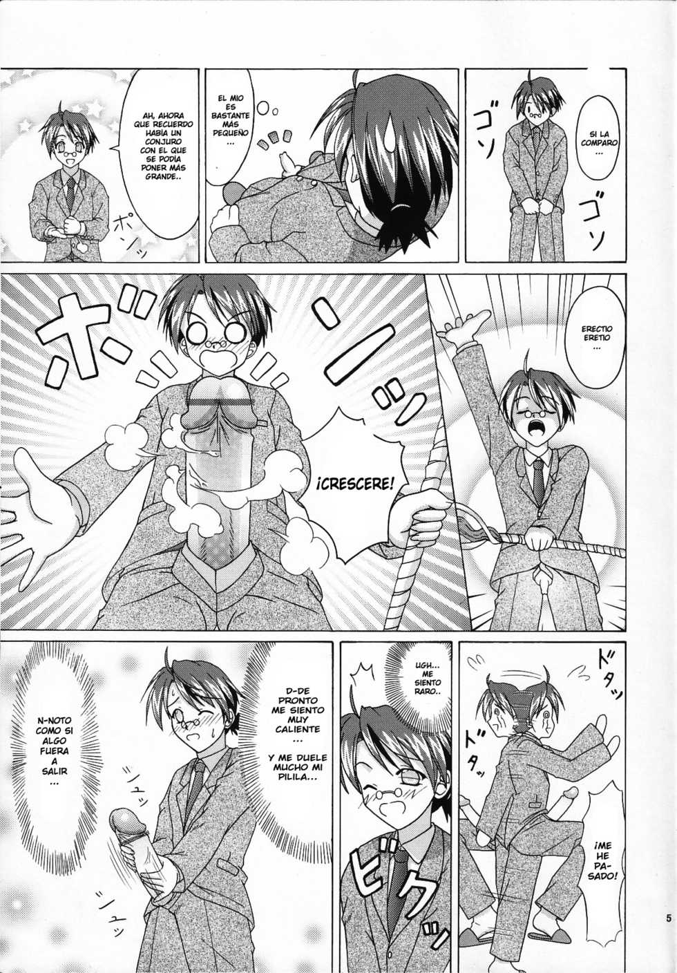 (C65) [Ishikari Shake Nabe Doukoukai (Takahirou Ringu)] Magical Paipan (Mahou Sensei Negima!) [Spanish] [LKNOFansub] - Page 4