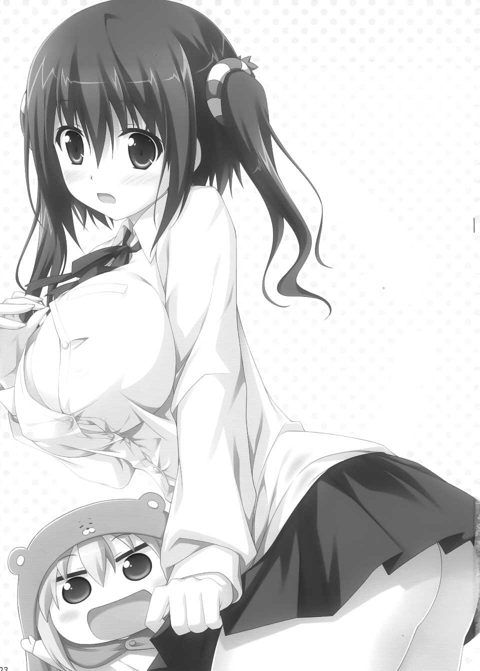 (C88) [KOJI2 (Tsuda Akira)] Ebinyanyanya! (Himouto! Umaru-chan) [Chinese] [脸肿汉化组] - Page 3